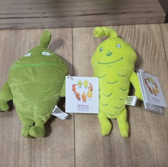 Steven Smith Actos Pioglitazone HCI Drug Plush Pancreas Green, Set - Picture 5 of 11